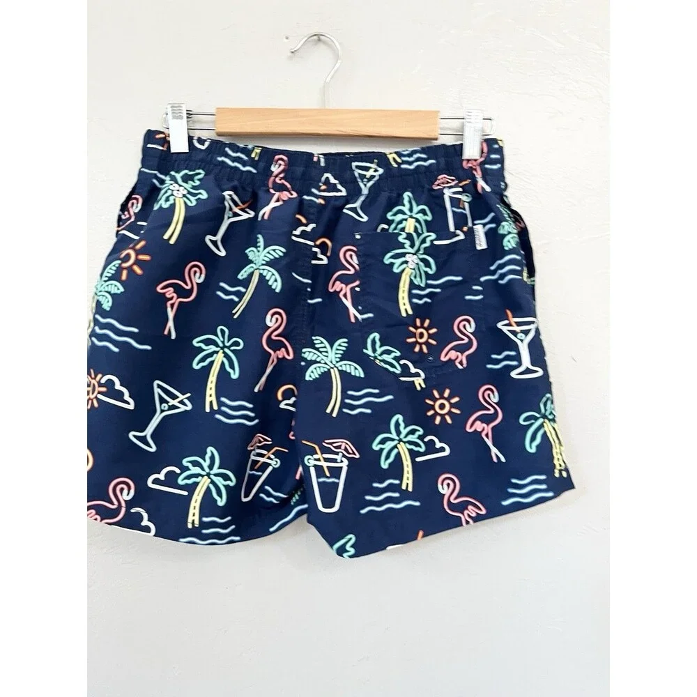 Chubbies The Neon Lights Swim Trunks w/ Liner Shortie 4” Medium